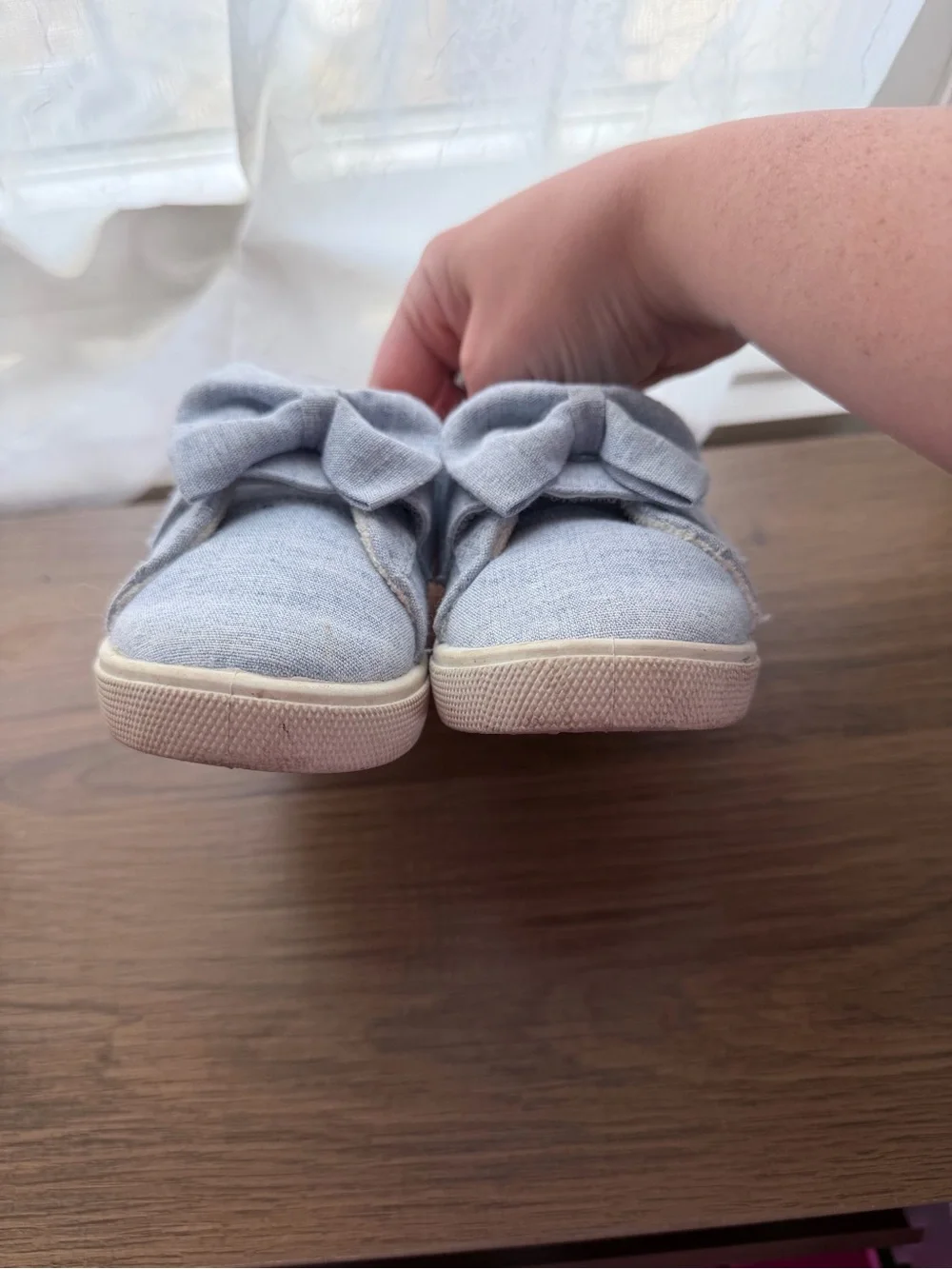 jumping beans Baby Bow-Tie Casual Sneakers - Light Blue